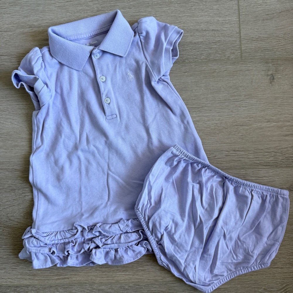 Ralph Lauren Light Purple Polo Shirt